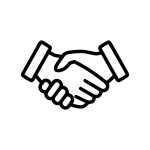 Hand shake icon