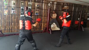 Wing Chun Martial Arts Students Sparring in Melbourne Academy