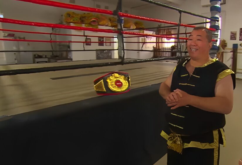 Martial Arts Grandmaster Felix Leong's Muay Thai Ring in his Adelaide Academy